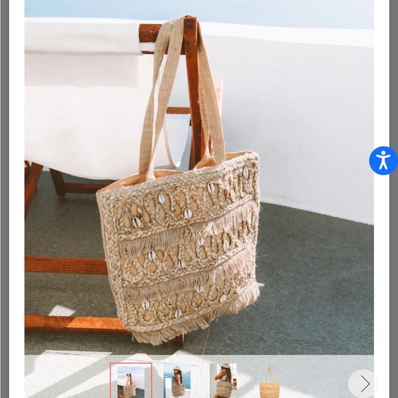 NWT! SALT & TUMBER SEASHELL 🐚 TOTE - Picture 3 of 16